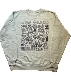 NWOT Ed Sheeran Autumn Variations Sweatshirt L Sage Green Official Merch